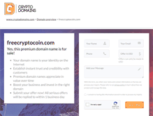 Tablet Screenshot of freecryptocoin.com